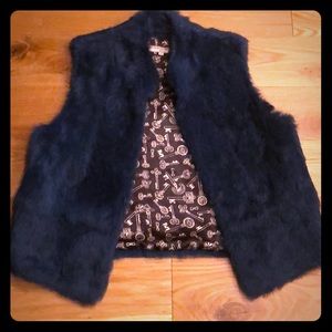 What Goes Around Comes Around fur vest